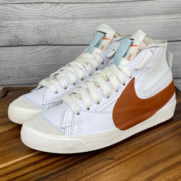 Nike Blazer Mid 77 Jumbo Dark Russet Orange Sneaker DD3111-101 Men’s Shoe Size 9 - Picture 2 of 13